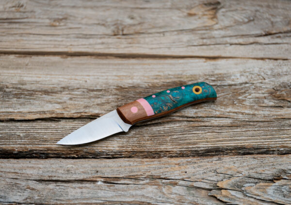 Field Mouse-  Box Elder Burl w/ Natural Canvas