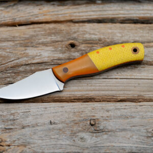 Sharpfinger- Yellow Burlap w/ Lager G-10