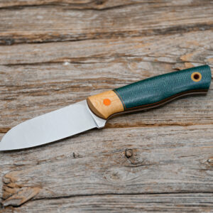 Nomad - Juniper Jute Micarta w/ Vintage Linen