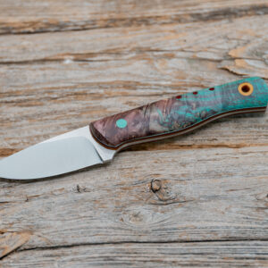 Woodthrush- Dyed Box Elder Burl
